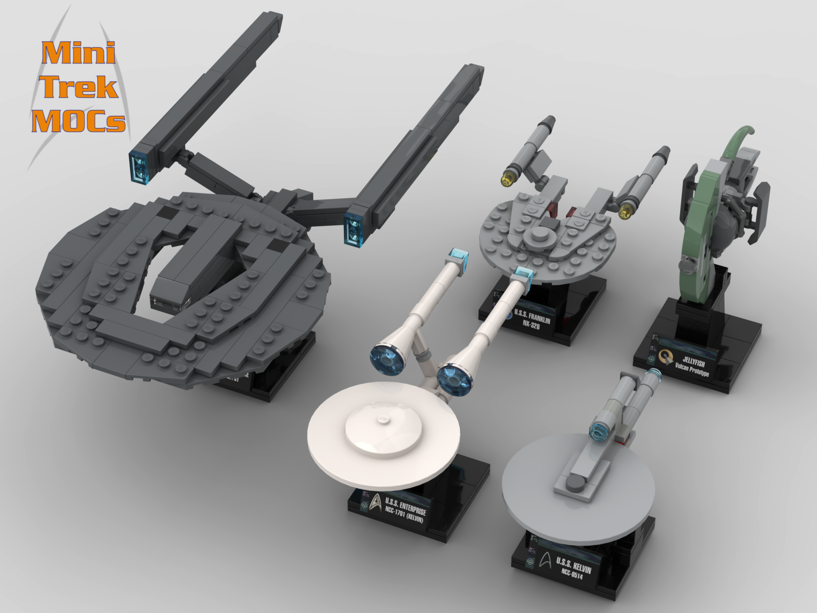 LEGO MOC USS Enterprise NCC-1701-A (Kelvin Timeline) by DeansBrickDesigns